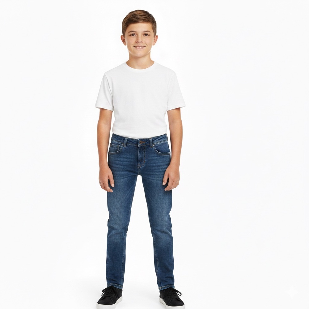 Lindex Soft Stretchy Lightweight Denim Jeans, Youth Boy’s Size 12-13, Preloved